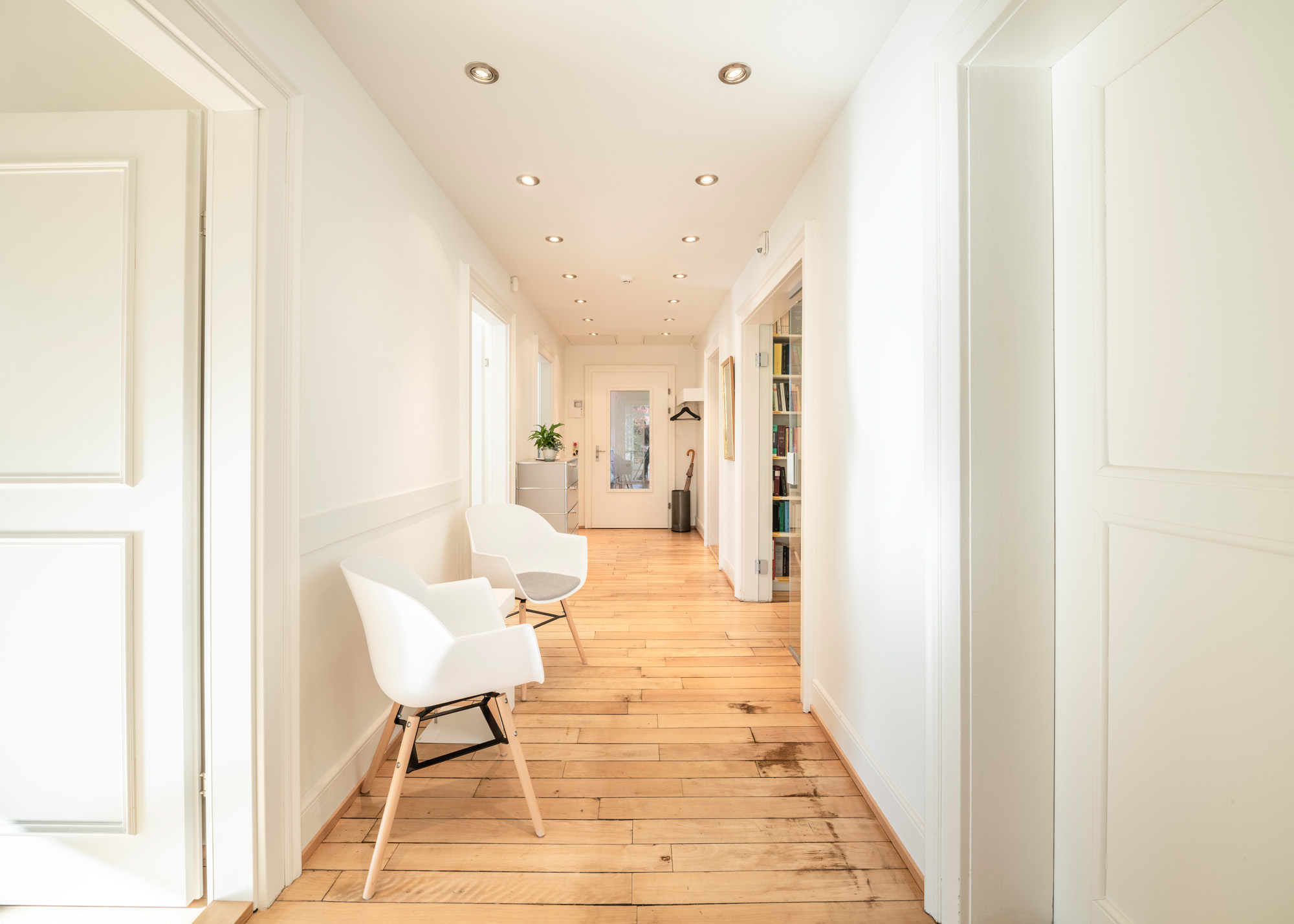 Unser Flur mit Wartebereich